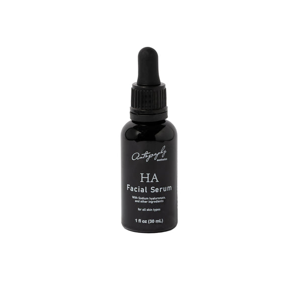 Authography HA Facial Serum for all types of skin  bottle with dropper 30 ml