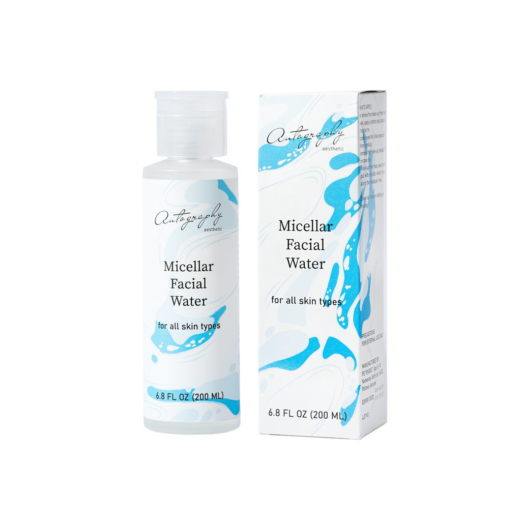 Authography Micellar water with aloe extract and panthenol for cleansing the skin of the face, neck and décolleté 200 ml